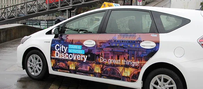 Reference 3 – taxi advertising in Zurich & Basel