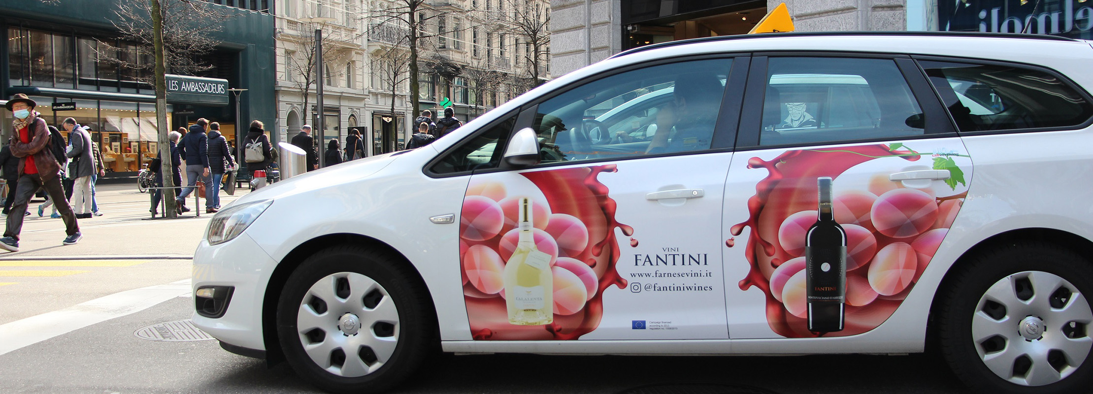 Cabvertising Switzerland – taxi advertising in Zurich and Basel